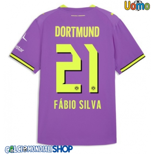 Maglie da calcio Borussia Dortmund Fabio Silva #21 Terza Maglia 2026-27 Manica Corta